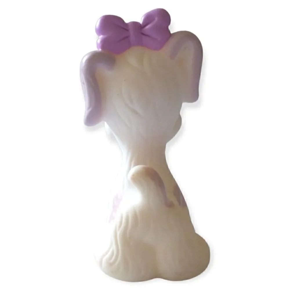 Quints Dog Puppy Vintage Purple White Vtg 1991 Dionne Quintuplets Replacement.‎